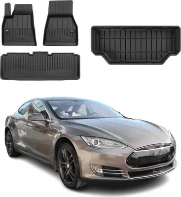 Obrázek produktu pro Sada podlahových rohoží a kufru pro Tesla Model S 2012-2024 OMAC Kufr vpředu