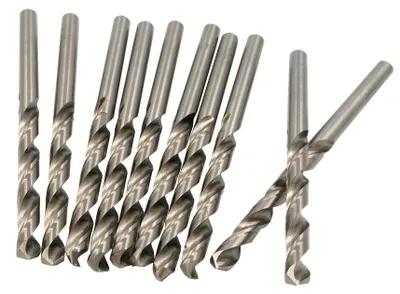 Obrázek produktu pro Sada 10 vrtáků HSS, průměr 4,0 mm, pro ocel a litinu