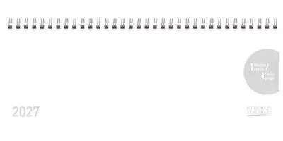Produktbild von Tischkalender quer Classic Colourlux 2027 weiß
