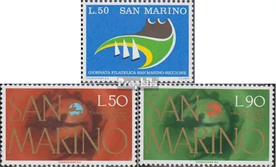 Produktbild von Briefmarken San Marino 1974 Mi 1069,1075-1076 (kompl.Ausg.) postfrisch Philatelietag