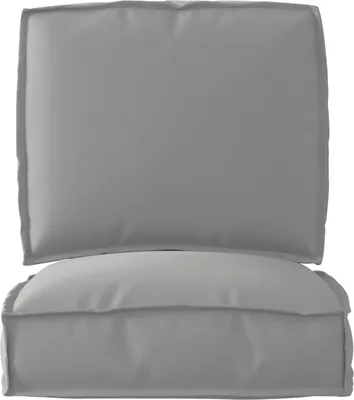 Produktbild von vidaXL Palettenkissenset 2 pcs Grau 50 x 50 x 12 cm Oxford-Stoff