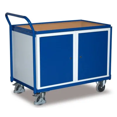 Produktbild von Werkstattwagen mit 2 Schränken + EasySTOP