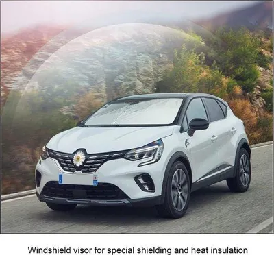 Obrázok produktu pre Automatické slnečné clony pre Renault Captur 2020–2023, čelné sklo, ochrana proti UV žiareniu