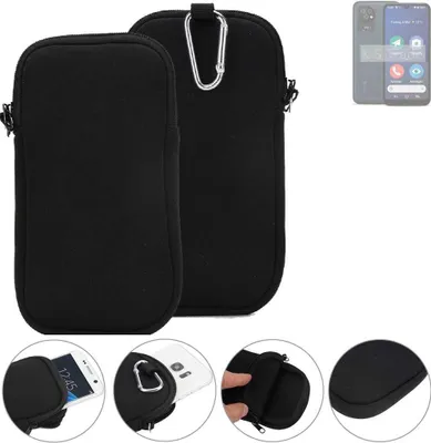 Produktbild von K-S-Trade Neopren-Hülle Handyhülle kompatibel mit Doro 8200 Schutzhülle Neoprenhülle Sleeve Schutz-Hülle Gürtel Tasche Case Holster Handytasche