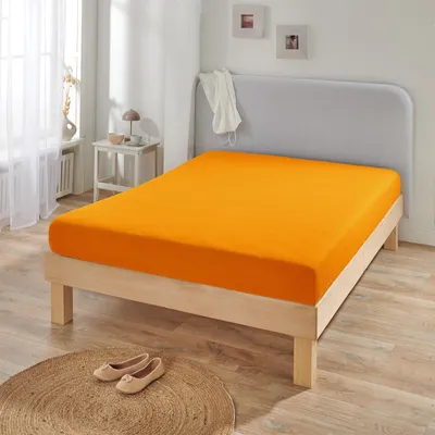 Produktbild von Bettwaren-Shop Jersey-Elasthan Spannbettlaken Multi-Stretch 90x200 - 100x220 cm mango