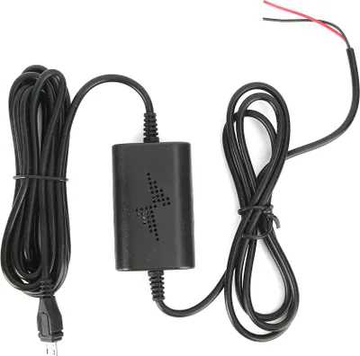 Productafbeelding van Parkeerbewakingskabel met spanningsregeling, 12 V, 24 V naar 5 V, 2,5 A, rechte Micro-USB-kabel voor dashcams met lage spanning