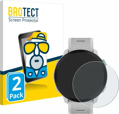 Produktbild von 2x BROTECT Schutzfolie für Garmin Forerunner 55 Displayschutz Displayschutzfolie Folie Matt Entspiegelungsfolie