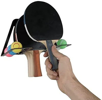 Productafbeelding van Tafeltennisracket Wandhouder - 100% Staal - Wit