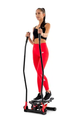 Produktbild von Hop-Sport Stepper HS-045S Slim, Swing Stepper mit LCD-Bildschirm, Stepper für Zuhause mit seitlichen Haltegriffen - platzsparend und stabil