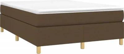 Produktbild von vidaXL Boxspringbettgestell Dunkelbraun 140x200 cm Stoff