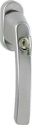 Produktbild von HOPPE Luxembourg Fenstergriff 099S/U52Z (Oberfläche: F9 Aluminium Stahl) Oberfläche: F9 Aluminium Stahl