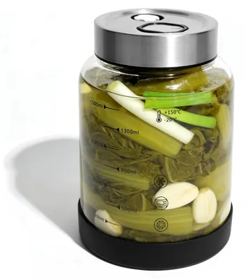 Productafbeelding van Solidchoice - Fermenteerglas met Dubbel Fermentatieventiel 1,5L