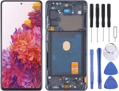 Produktbild von Pro Samsung Galaxy S20 FE SM-G780 Display Full Incell Display with Frame Unit Touch Spare Part Repair Black