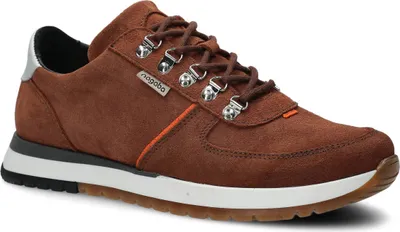 Produktbild von NAGABA Herren Sportschuhe Herrenschuhe Leder für Herbst Frühling Braun, 41