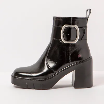 Produktbild von Art Stiefeletten mit Absatz Damen 1979 NAPPA SHINNY BLACK/BERNA Farbe Schwarz