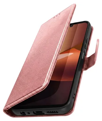 Immagine prodotto di Avizar, custodia a libro per Xiaomi Redmi 17C, rosa, con funzione stand