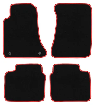 Imagen del producto de Alfombrillas de moqueta para Opel Omega A 1986-1994 (sedán/familiar) – juego de 4 piezas, /rojo, a medida – Wielganizator CARLUX