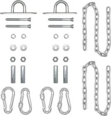 Produktbild von 2 x 230 kg Hängesessel Kette mit Deckenhaken 100cm Aufhängung Boxsack Hängematte