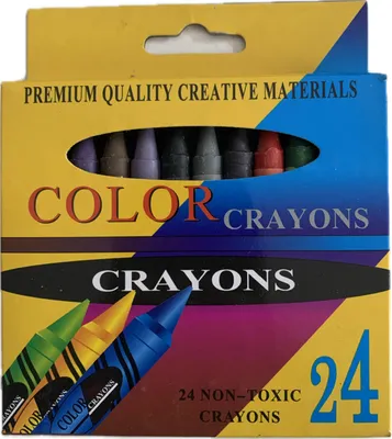Immagine prodotto di Pastelli a cera 24 colori 9 cm