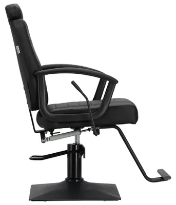 Zdjęcie produktu dla Fotel fryzjerski Blau hydrauliczny obrotowy do salonu fryzjerskiego podnóżek chromowany krzesło fryzjerskie