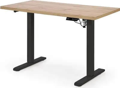 Obrázek produktu pro Psací stůl B54 120x60cm dub artisan/černý s nastavitelnou výškou