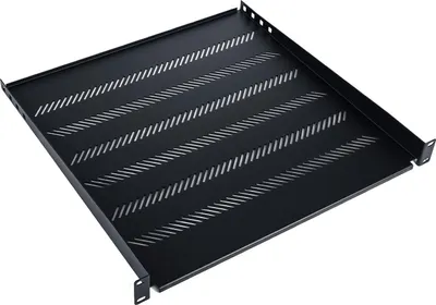 Obrázok produktu pre Digitus TN-19-450-1U-BK, Polica pre rack, Oceľ, Čierna, 1 kusov