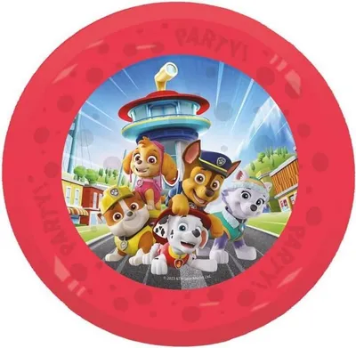 Zdjęcie produktu dla Plastikowy talerz Paw Patrol - Paw Patrol - 21 cm - 1 szt