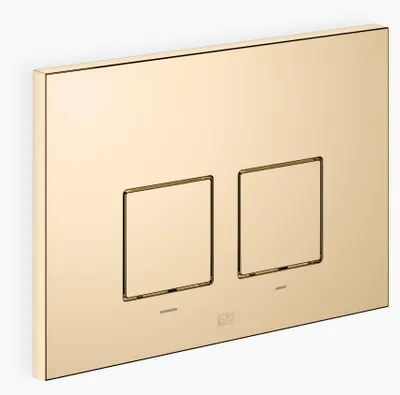 Immagine prodotto di Plaques de déclenchement Dornbracht pour réservoirs de chasse encastrés, angulaires, 12665980-09, 12665980-09