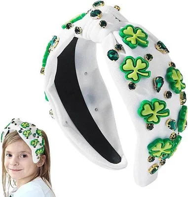 Produktbild von Haarband Klavertje Vier - Festliches Haaraccessoire - St. Patrick's Day