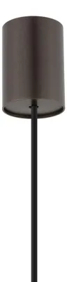 Produktbild von Hängelampe Metall G9 D: 2,5 cm H: max. 130 cm Braun matt rund Modern Hängeleuchte