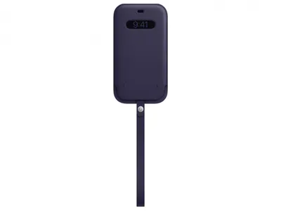Zdjęcie produktu dla Apple iPhone 12 Pro Max Leather Case A2503 Deep Violet Neu