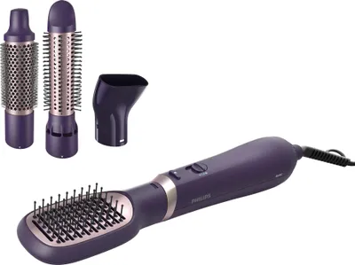 Zdjęcie produktu dla Philips 3000 series Seria 3000 BHA313/00 Lokówko-suszarka, Szczotka z gorącym powietrzem, Ciepły, Suche/Mokre włosy, Czarny, Oczko do wieszania, 1,8 m