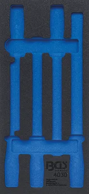 Produktbild von BGS 4030-1 1/3 Werkstattwageneinlage für Feilensatz, leer