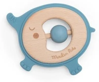 Image de Jouet pour bébé : anneau de dentition Éléphant, Moulin Roty
