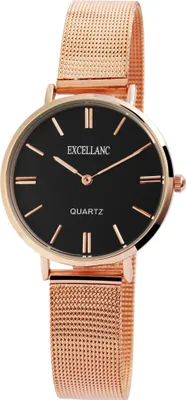 A close-up studio shot of a women's wristwatch.