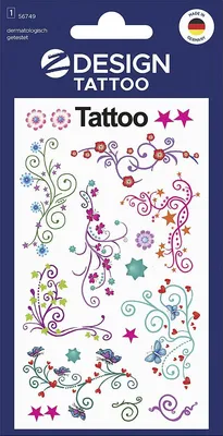 Produktbild von Zweckform 56749 Tattoo Ranken bunt