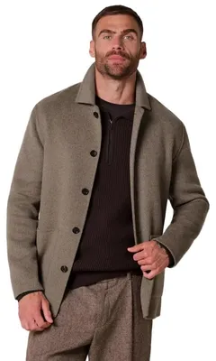 Produktbild von Overshirt Profuomo braun wolle