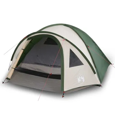 Immagine prodotto di Tenda da campeggio 4 persone verde impermeabile
