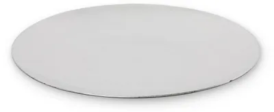 Imagen del producto de Plato decorativo de 33 cm en color plateado, para uso en interiores y exteriores