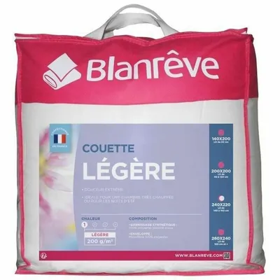 Produktbild von BLANREVE Leichte Mikrofaser-Bettdecke - 220 x 240 cm - Weiß