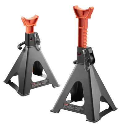 Zdjęcie produktu dla Podpory Podnośnikowe Vevor 6 Ton Regulowane 37-58 Cm Stalowe Para