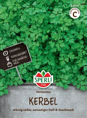 Produktbild von SPERLI Kerbelsamen Vertissimo Anthriscus cerefolium 200 Pflanzen