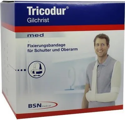 Produktbild von Schulterbandage Tricodur Gilchrist>>>>Farbe: weiß Gr. M