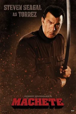 Obrázok produktu pre MACHETE – Steven Seagal ako Torrez – 61 x 91,5 cm – plagát