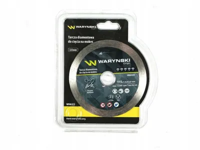 Produktbild von Waryński Nassschnitt Diamantscheibe 115mm für Fliesen Marmor
