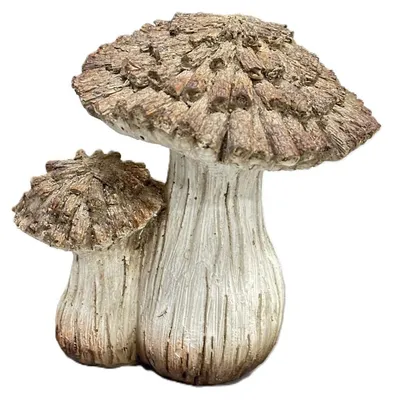 Produktbild von TrendLine Dekofigur Polyharz Pilz 16,5 cm braun-weiß