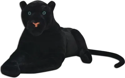 Immagine prodotto di vidaXL Pantera peluche nero XXL
