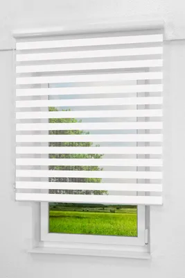 Produktbild von Lysel Outlet Doppelrollo Kassette Weiß, (B x H) 40cm x 175cm in weiß