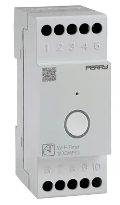 Produktbild von ÖZPOLAT GMBH Wallair 1IOIOWF02 Hutschienen-Zeitschaltuhr digital Wochenprogramm 3500 W IP20 Zykluspr
