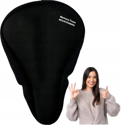 Produktbild von Dunlop Memory Foam Fahrradsattelbezug stoßdämpfend und komfortabel